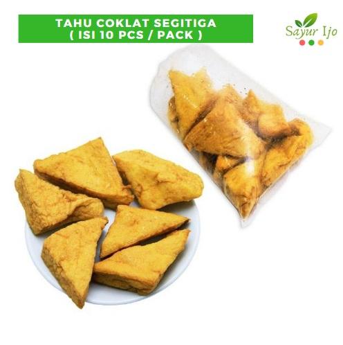 Gambar Tahu Coklat Segitiga Isi 10 Pcs Per Pack Fresh Tahu Coklat Segar Murah dari Sayur Ijo Jakarta undefined Tokopedia