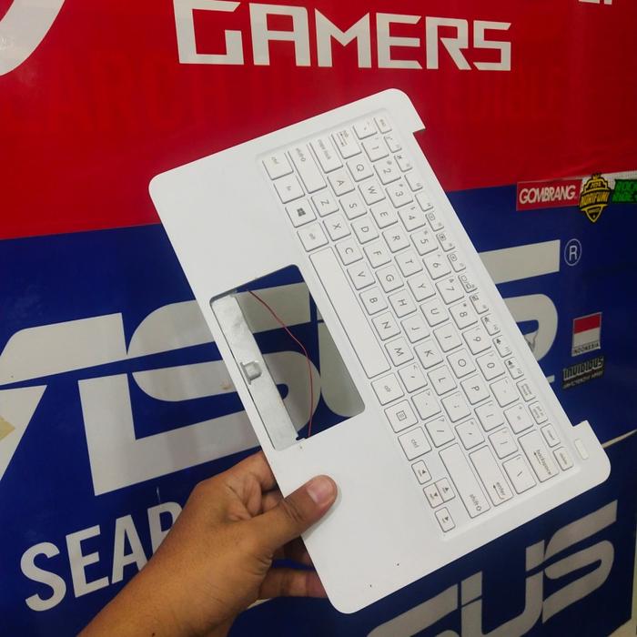 Gambar Frame Asus E202S E202SA E202NA original plus keyboard - Putih dari Wariz Notebook Bandung undefined Tokopedia