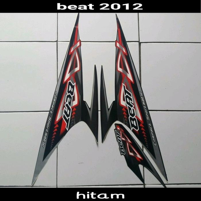 Gambar STIKER STRIPING LIS LES POLET BODY MOTOR HONDA BEAT CW KARBU 2012 - Hitam dari KENZIE STIKER SHOP undefined 2 Tokopedia
