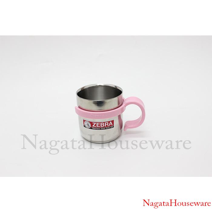 Gambar Gelas Cangkir Anak Lucu Stainless / Gelas Mini / Gelas Anak Kecil Double Wall Cup Zebra 112036 - Merah Muda dari Galea Kitchenware OFFICIAL undefined Tokopedia