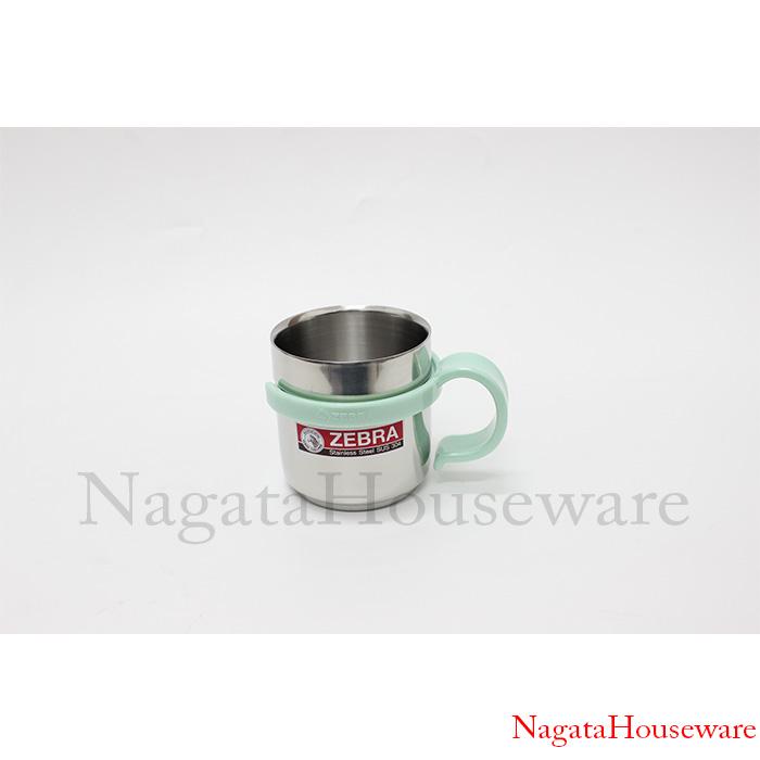 Gambar Gelas Cangkir Anak Lucu Stainless / Gelas Mini / Gelas Anak Kecil Double Wall Cup Zebra 112036 - Hijau dari Galea Kitchenware OFFICIAL undefined Tokopedia