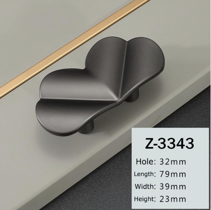 Gambar Gagang Pintu Lemari Laci Bentuk Clover Bahan Zinc Alloy - Black-32 dari HDCO Official Store undefined Tokopedia