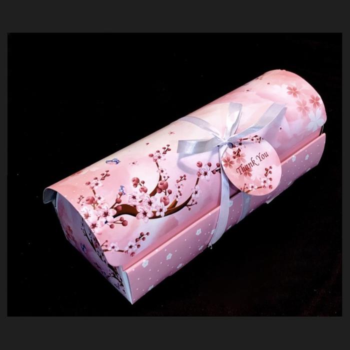 Gambar Box Pink Dus Bolu Gulung Kotak Kue Bolgul Box Roll Cake warna Shabby dari abdilah storee undefined Tokopedia