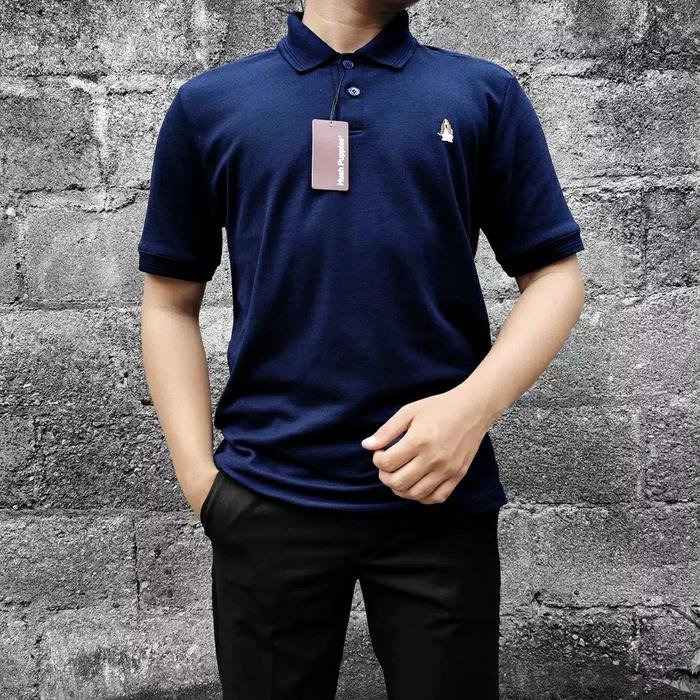 Gambar kaos Polo hush puppies faldo ORIGINAL kaos kerah polos casual - navy, S dari championstore22 undefined Tokopedia