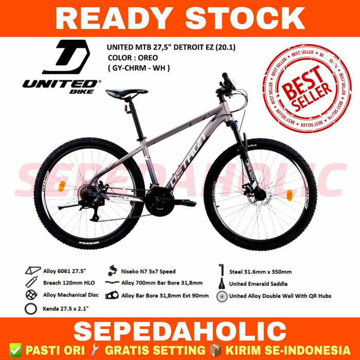 Jual Sepeda Gunung MTB 27.5 Inch UNITED 