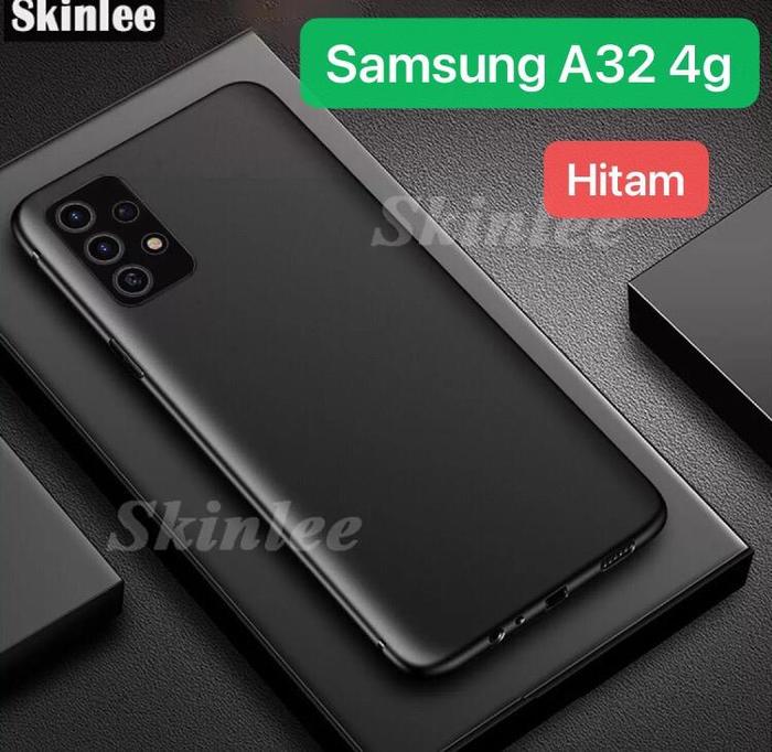 Jual Case Samsung A32 4g 2021 Black Casing Silikon Soft Case