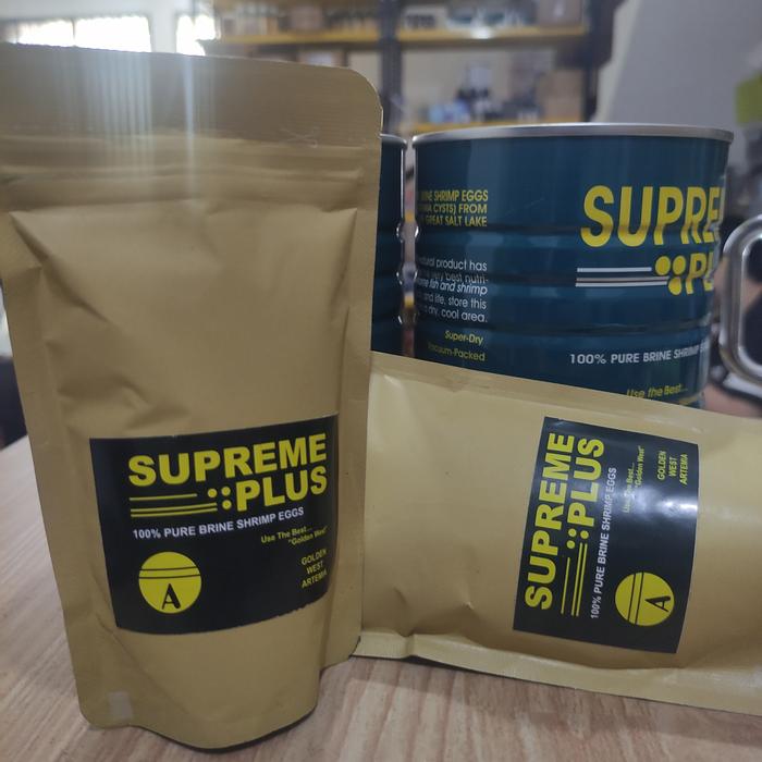 Gambar ARTEMIA SUPREME PLUS 100 GRAM GOLDEN WEST dari Mitra Sahabat Abadi undefined Tokopedia