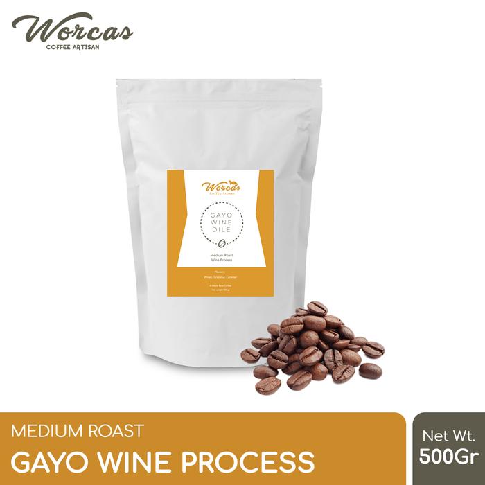Gambar Kopi Arabica Aceh Gayo "Wine" 500 Gram Medium Roast (Biji/Bubuk) - KOPI BIJI dari WORCAS COFFEE undefined Tokopedia
