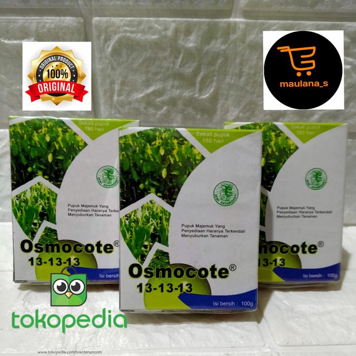 Gambar pupuk decastar osmocote seimbang plus 13 13 13 100 gr - 100gr dari maulanapedia undefined Tokopedia