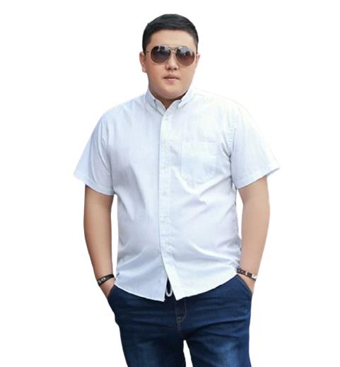 Gambar GARAF HEM KAE PENDEK JUMBO KEMEJA PRIA LENGAN PENDEK BIG SIZE POLOS - Putih, XXL dari Garaf Official undefined Tokopedia
