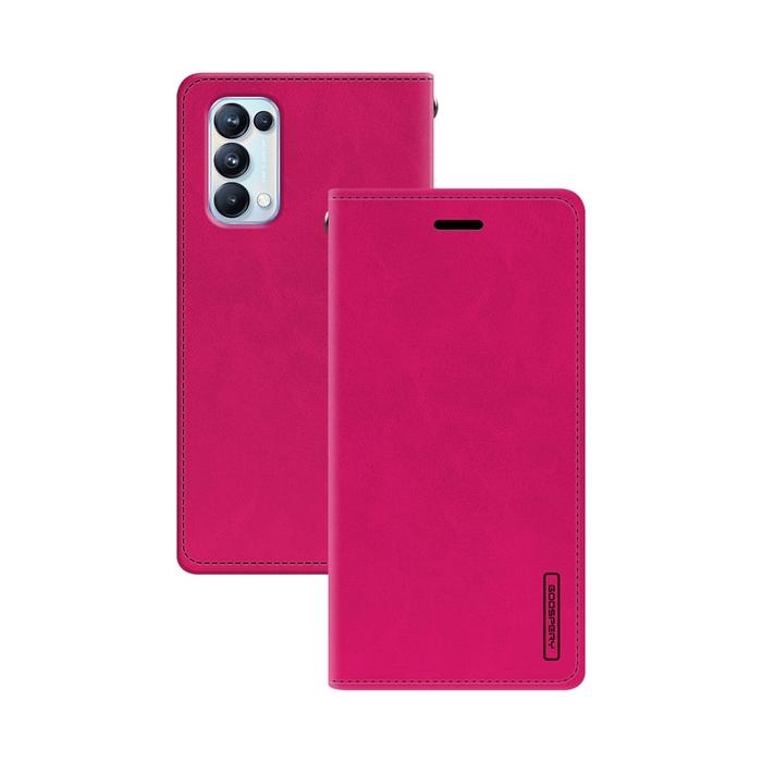 Gambar Goospery Oppo Reno 5 Blue Moon Flip Case - Hotpink dari Goospery Indonesia undefined Tokopedia
