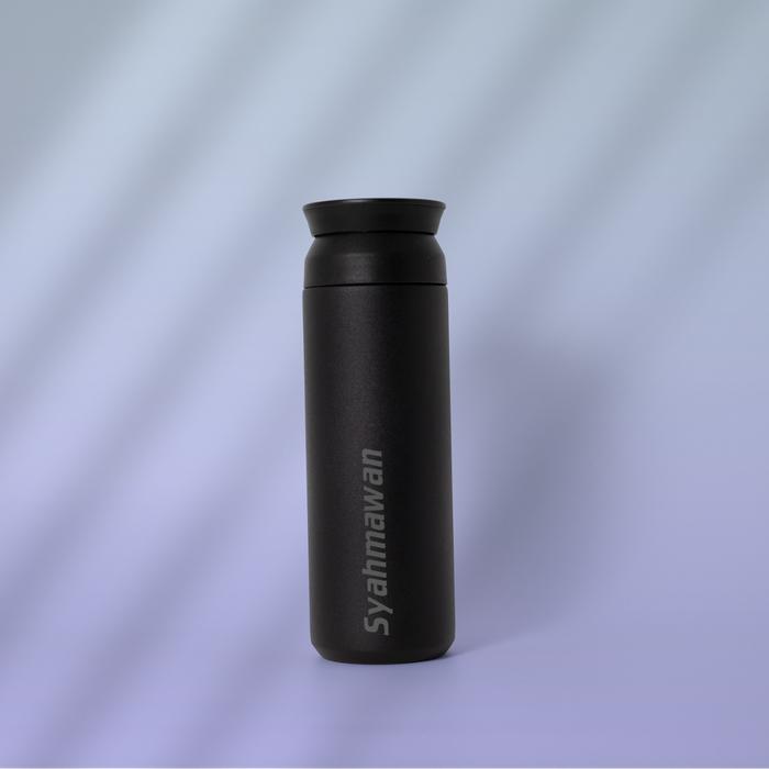 Gambar TUMBLER DAICHI GRAFIR NAMA / BOTOL AIR PANAS / TERMOS / BOTOL MINUM CU - Hitam dari TrijayaMandiri undefined Tokopedia