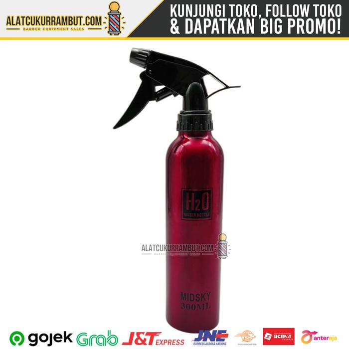 Gambar Botol Spray Botol Semprot H2O Untuk Salon Dan Pangkas Rambut Bahan Alumunium - Merah dari Alat Cukur Rambut undefined Tokopedia