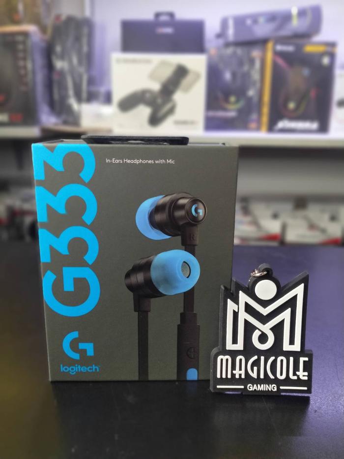 Gambar Logitech G333 with Type C Adapter In-Ear Gaming Earphone - Hitam dari mog id undefined Tokopedia