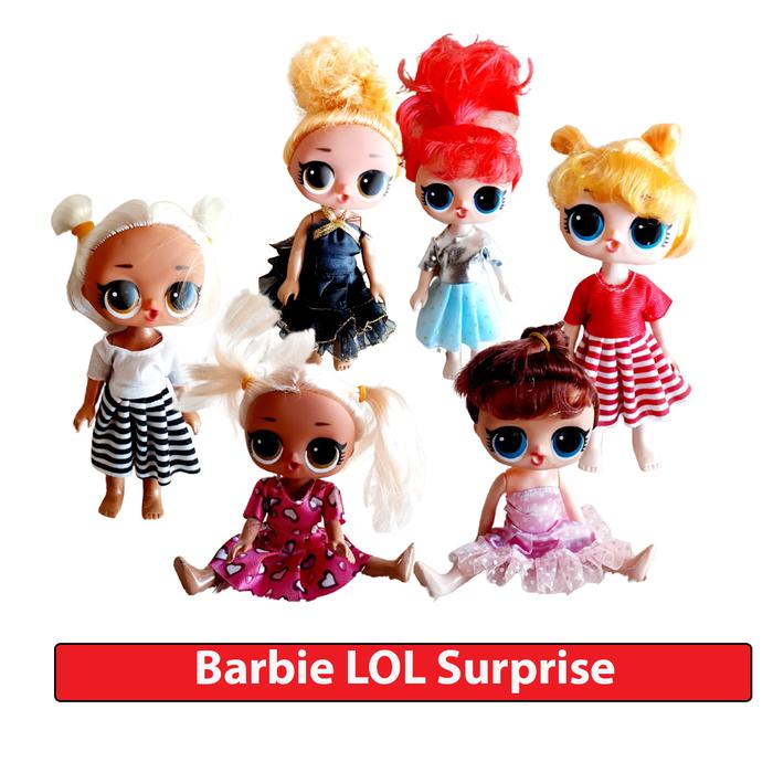 Boneka Barbie Barbie Lol Boneka Barbie Con Lol Boneka Barbie