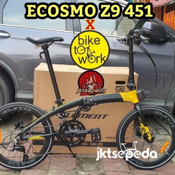 Gambar Sepeda Lipat ELEMENT ECOSMO Z9 Bike To Work 451 dari Jktsepeda undefined Tokopedia