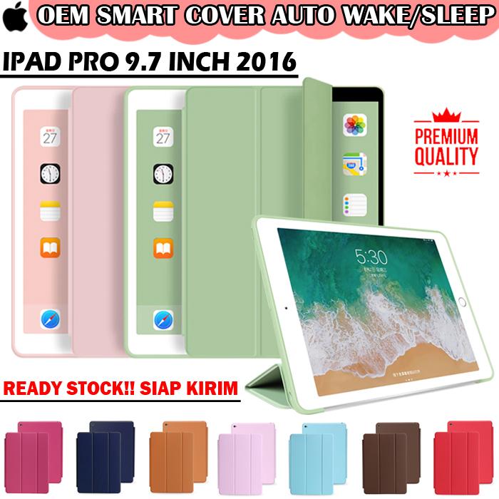 IPad Pro Inch 2016 A1673 A1674 A1675 Smart Flip Case Casing Cover  Putih