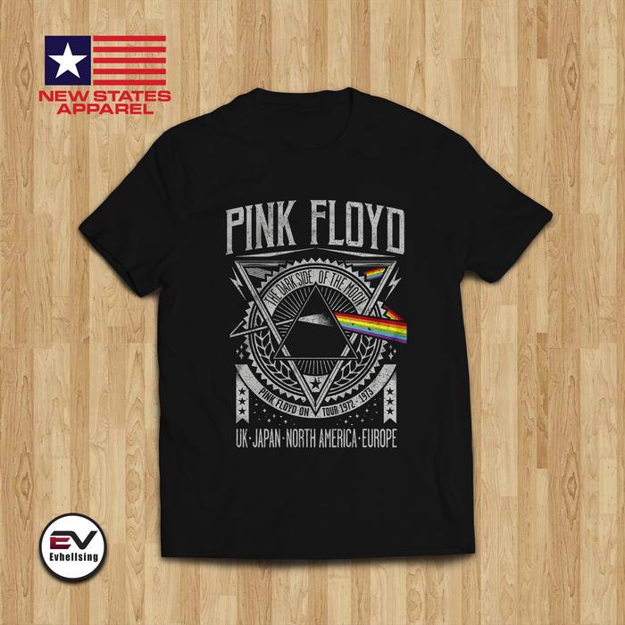 Gambar Kaos Band Pink Floyd Tour - S dari Evhellsing Merch undefined Tokopedia