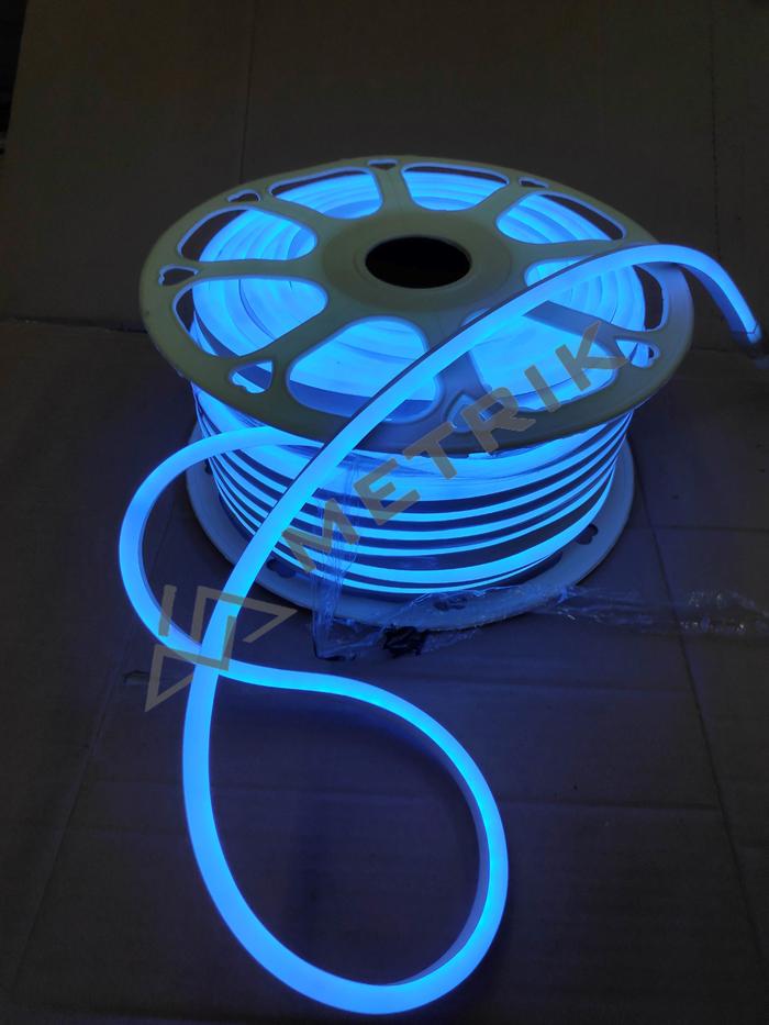 Gambar Neon Flex LED Lampu LED Flexible Strip Lamp Signage Dekorasi 220V - Biru dari Metrik undefined Tokopedia