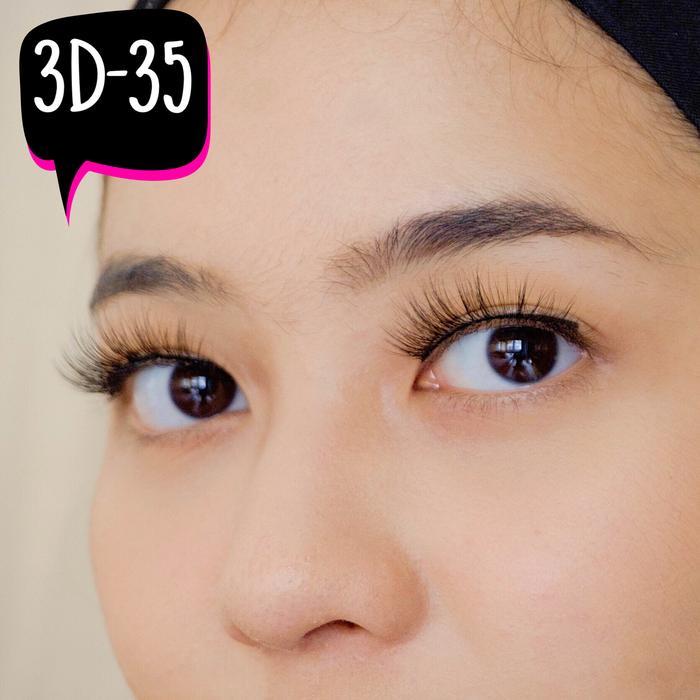 Gambar Bulu Mata Palsu 5 Pasang 3D Bulumata Eyelash Eyelashes Eye Lashes Makeup Make Up Artist MUA - 3D-35 dari Bursa Cosmetik Murah undefined 2 Tokopedia