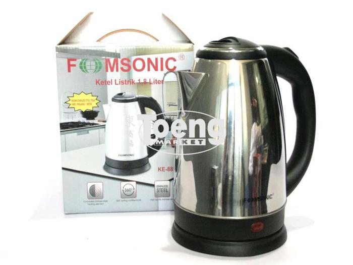 Gambar ELECTRIC KETTLE KE-8818SS FOMSONIC dari Toeng Market Jaksa undefined Tokopedia