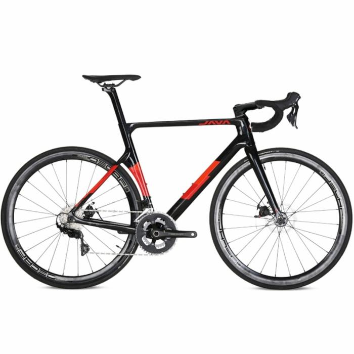 Gambar Java Vesuvio Disc Brake - UCI - Hidden Cable - 22 Speed - Road Bike - Hitam Merah, 48 dari Bike Official Store undefined Tokopedia