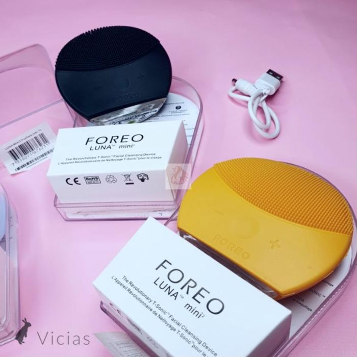 Gambar Foreo Luna Mini 2 Alat Pembersih Wajah Facial Elektrik Face Cleaner - Orange dari Vicias undefined Tokopedia