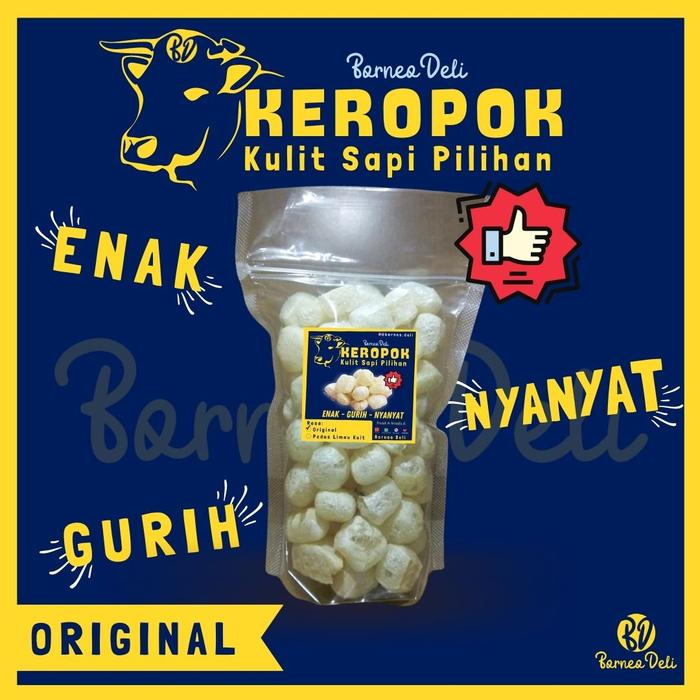 Gambar BD Keropok Kulit Sapi Rambak Limau Kuit Original Dorokdok Krupuk Viral - Original dari Borneo Deli undefined Tokopedia