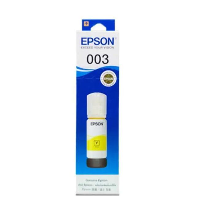 Gambar TINTA 003 EPSON ORIGINAL COMPATIBLE PRINTER L3110, L3150, L5190, L1110 - Kuning dari Multimall Surabaya undefined Tokopedia