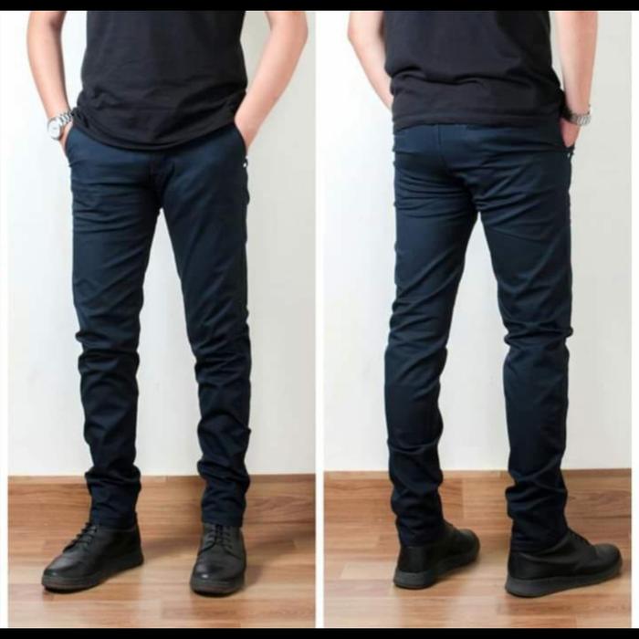 Gambar Celana chino panjang dickies/Celana Pria/Celana chino panjang pria - Navy, 36-38 dari Enonkfashion23 undefined Tokopedia