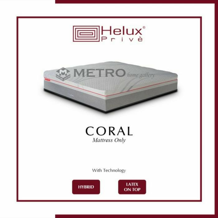 Gambar Helux Prive CORAL Kasur Matras / Fullset 160/180/200 - MATRAS, 160 x 200 dari Metro homegallery undefined Tokopedia