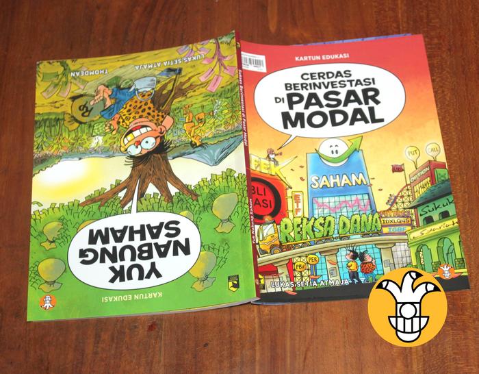 Gambar Kartun Edukasi Yuk Nabung Saham / Cerdas Berinvestasi di Pasar Modal dari jokerbooks undefined Tokopedia