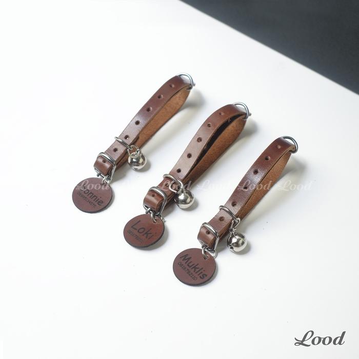 Gambar kalung kucing mpuss pake lonceng krincing / gratis ukir nama - Cokelat dari Kumis Koecing undefined Tokopedia