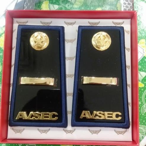 Jual Pangkat AVSEC Perhubungan (Gold) Kualitas Exclusive Lapis acrelik ...