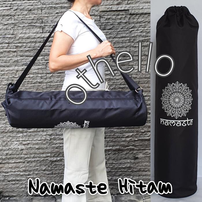 Gambar Tas Matras Yoga Model Serut - Hitam dari OTHELLO_Tas undefined Tokopedia