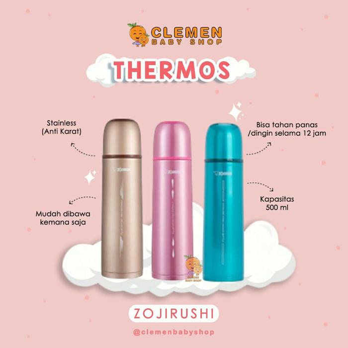 Jual Zojirushi Thermos 500ml Pink Kota Palembang Clemen Baby Shop Tokopedia