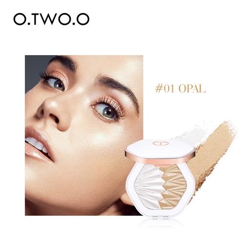 Gambar (READY STOCK) O.TWO.O 2 In 1 Highlighter Palette Shimmer 1001 Mermaid - 04.CARAMEL MELA dari Superfactori undefined 5 Tokopedia