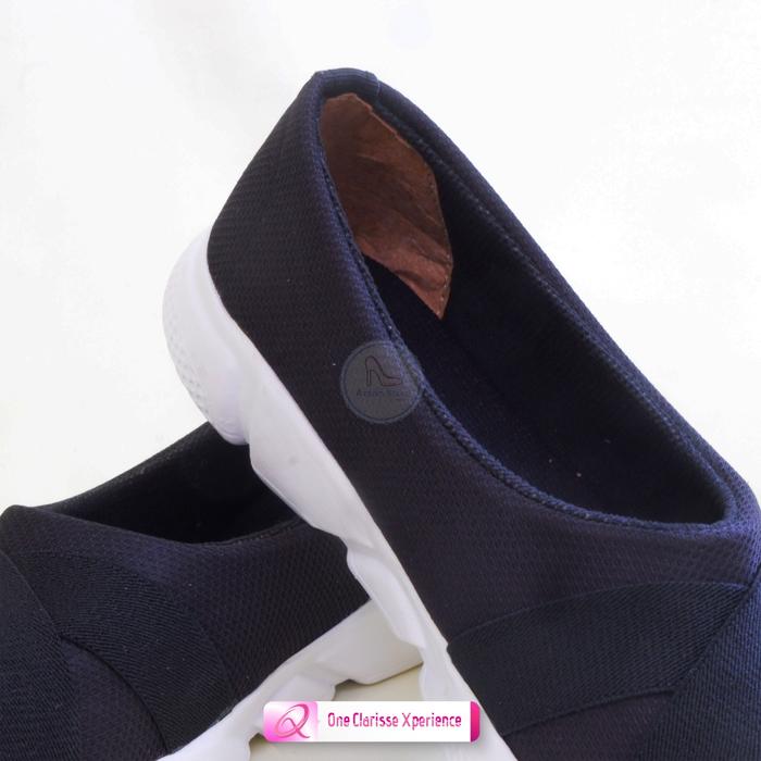 Gambar Sepatu Slip On Silang ZIUDITH FD01 Slip On Wanita Simple - Hitam, 37 dari Azzam Store by Tim DEP undefined Tokopedia