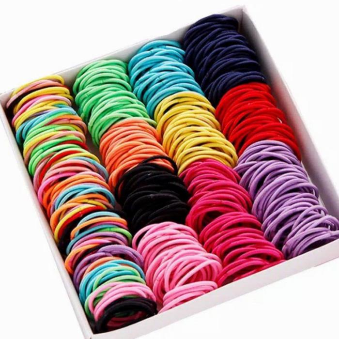 Karet Rambut Warna-Warni