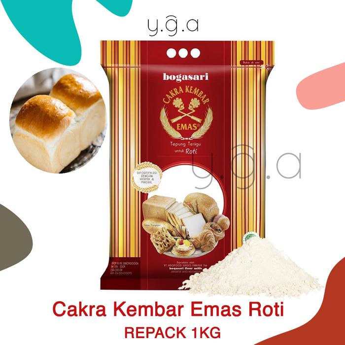 Gambar Cakra Kembar Emas Untuk Roti (REPACK) 1KG - 1KG Repack dari YGA Bahan Kue undefined Tokopedia