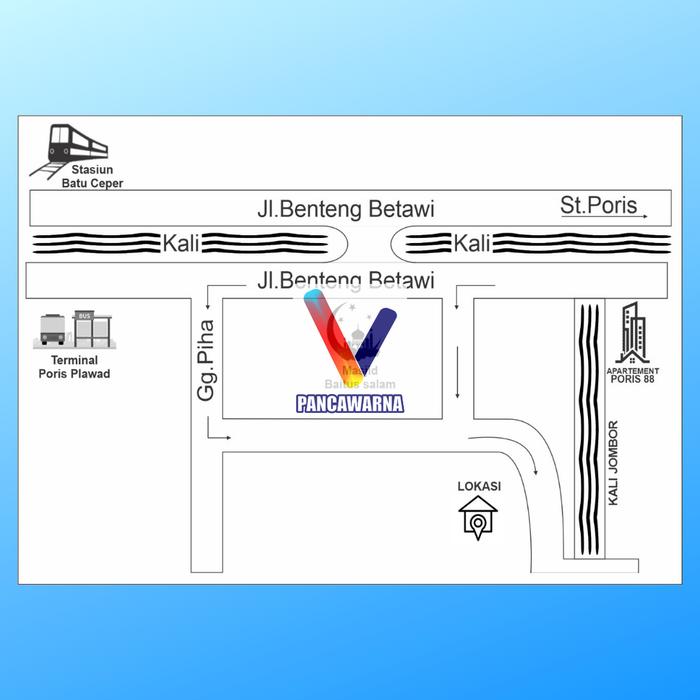 Jual Jasa Desain Denah Lokasi Undangan - Kota Tangerang - Pancaprint
