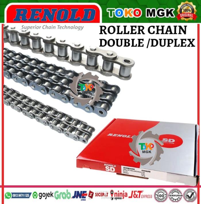 Jual RS 80-2 DUPLEX RENOLD ROLLER CHAIN ORIGINAL HARGA JUAL MURAH ...
