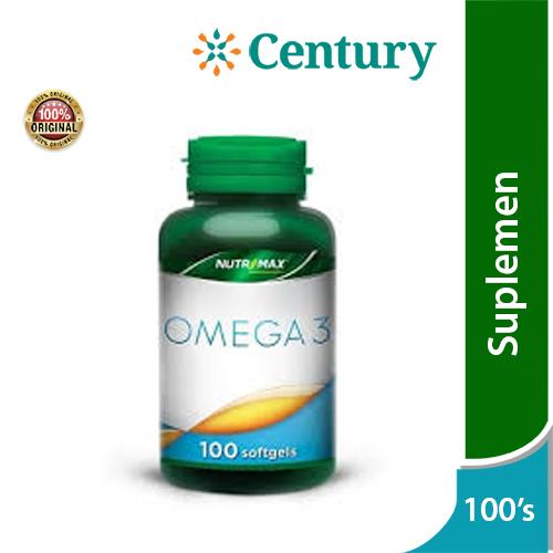 Gambar Nutrimax Omega-3 100 Kapsul/Omega 3/EPA/DHA/Kolesterol/Jantung dari Apotik Century undefined Tokopedia