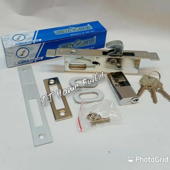Gambar Kunci Pintu Aluminium Lock KC 8123 DEKSON/Aluminium Lock Dekkson - 8423 ( Kait ) dari JJ Home Build undefined Tokopedia