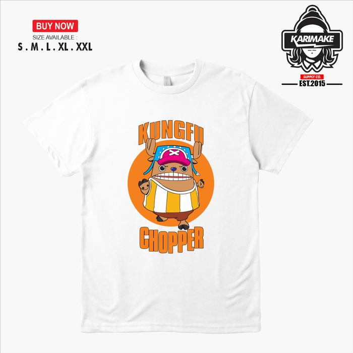 Gambar Kaos Baju Anime One Piece TONY TONY CHOPPER KUNGFU POINT Kaos Anime - S dari KRMK Karimake undefined Tokopedia