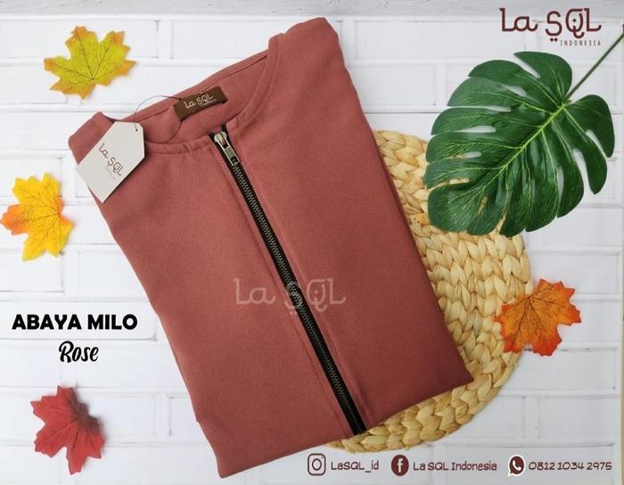 Gambar Gamis Abaya Milo La SQL - Rose, M dari La SQL undefined Tokopedia