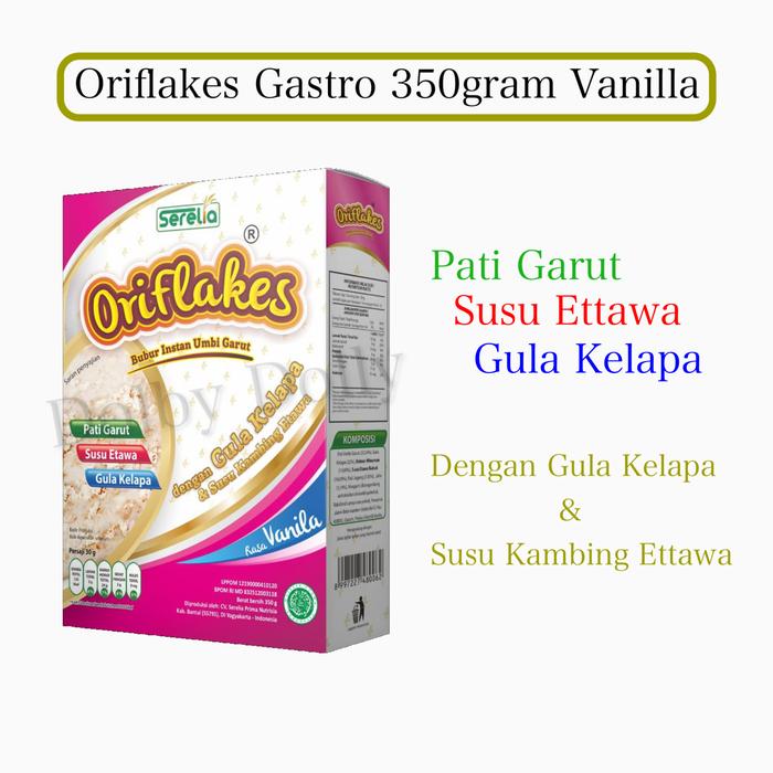 Gambar Oriflakes Asam Lambung 350 gram Sereal Umbi Garut - Vanila dari DolbyDolly@Shop undefined Tokopedia