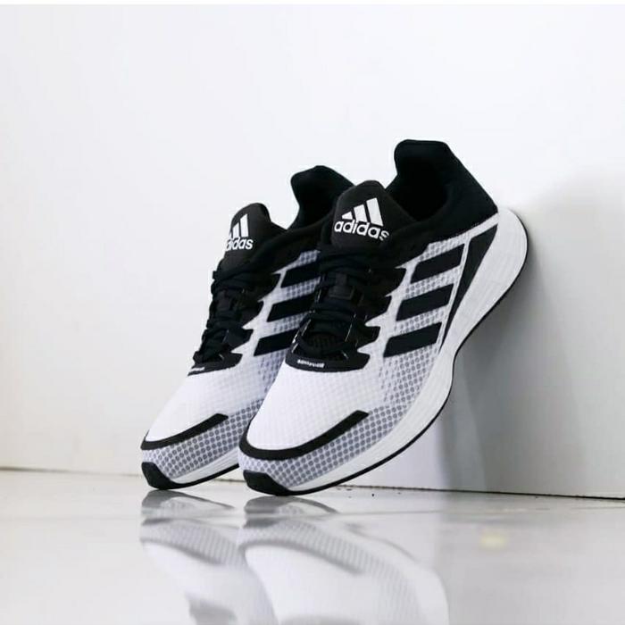 ADIDAS DURAMO SL WHITE BLACK ORIGINAL di Rizky Sneakers Original  Tokopedia