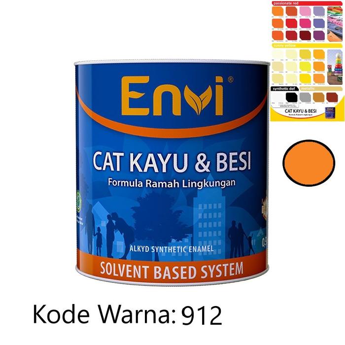 Jual Cat Kayu Dan Besi Envi 1 Kg Indaco Cat Minyak - 912 - Kab. Cilacap ...