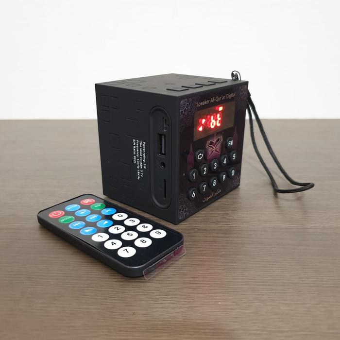 Gambar Speaker Al Quran REMOTE CUBE Murotal 16 GB 30 Juz Murottal Alquran - CUBE HITAM, 32 GB dari IMPERIAL BDG undefined Tokopedia